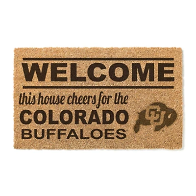 Colorado Buffaloes 18" x 30" Welcome Doormat