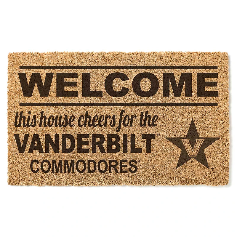 Vanderbilt Commodores 18" x 30" Welcome Doormat