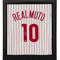 J.T. Realmuto Philadelphia Phillies Autographed Framed White Nike Replica Jersey Shadowbox