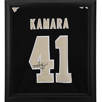 Alvin Kamara New Orleans Saints Autographed Framed Black Nike Limited Jersey Shadowbox
