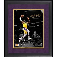 LeBron James Los Angeles Lakers Facsimile Signature Framed 11" x 14" Spotlight Photograph