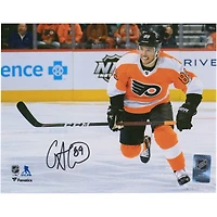 Cam Atkinson Philadelphia Flyers Autographed 8'' x 10'' Orange Skating Photograph