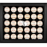 Cleveland Guardians Black Framed Logo 30-Ball Display Case