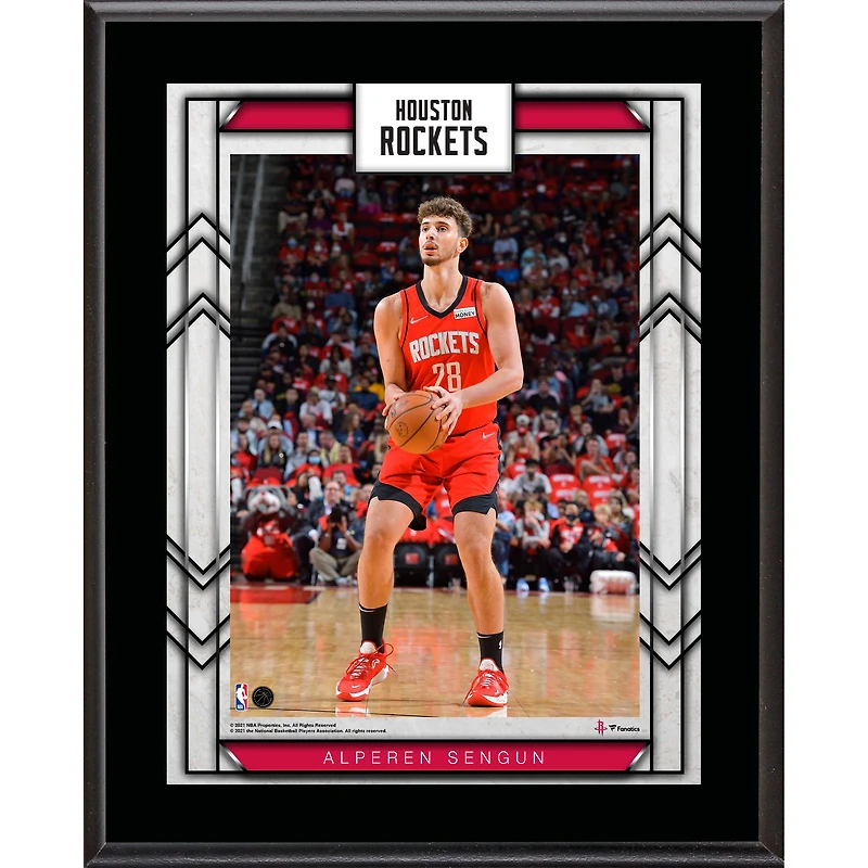 Alperen Sengun Houston Rockets 10.5'' x 13'' Sublimated Player Plaque