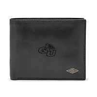 Men's Fossil Gonzaga Bulldogs Leather Ryan RFID Passcase Wallet