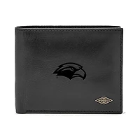 Men's Fossil Southern Miss Golden Eagles Leather Ryan RFID Passcase Wallet