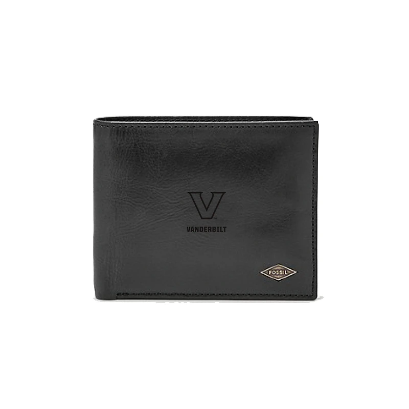 Men's Fossil Vanderbilt Commodores Leather Ryan RFID Passcase Wallet