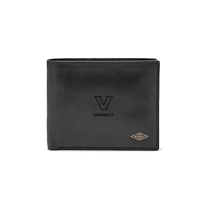 Men's Fossil Vanderbilt Commodores Leather Ryan RFID Passcase Wallet