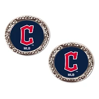 WinCraft Cleveland Guardians Round Post Earrings