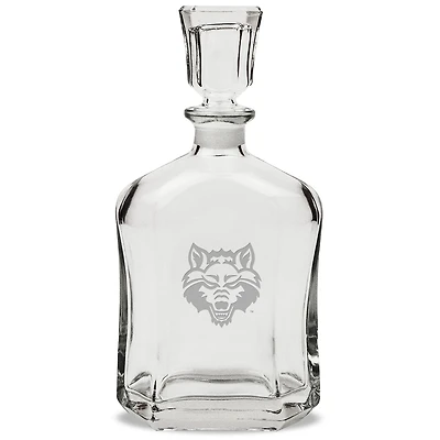 Arkansas State Red Wolves 23.75oz. Crystal Whiskey Decanter