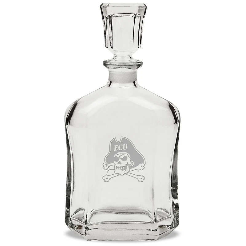 ECU Pirates 23.75oz. Crystal Whiskey Decanter