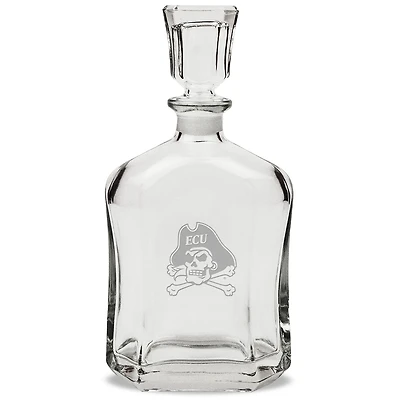 ECU Pirates 23.75oz. Crystal Whiskey Decanter