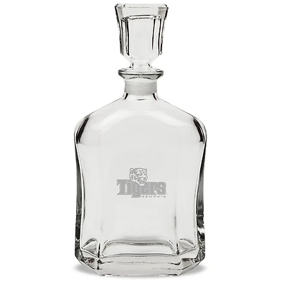 Memphis Tigers 23.75oz. Crystal Whiskey Decanter
