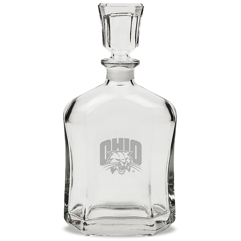 Ohio Bobcats 23.75oz. Crystal Whiskey Decanter