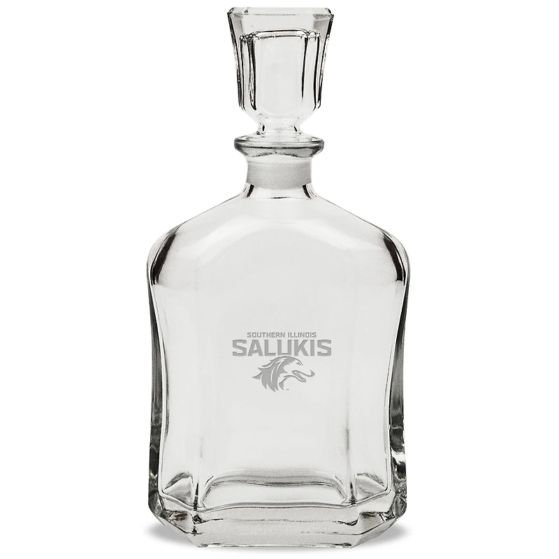 Southern Illinois Salukis 23.75oz. Crystal Whiskey Decanter