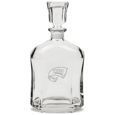 Western Kentucky Hilltoppers 23.75oz. Crystal Whiskey Decanter