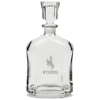 Wyoming Cowboys 23.75oz. Crystal Whiskey Decanter