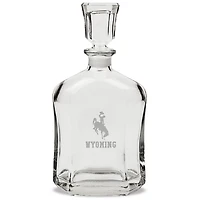 Wyoming Cowboys 23.75oz. Crystal Whiskey Decanter