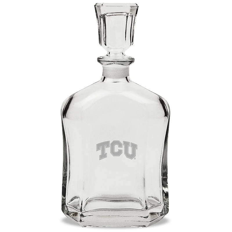 TCU Horned Frogs 23.75oz. Crystal Whiskey Decanter