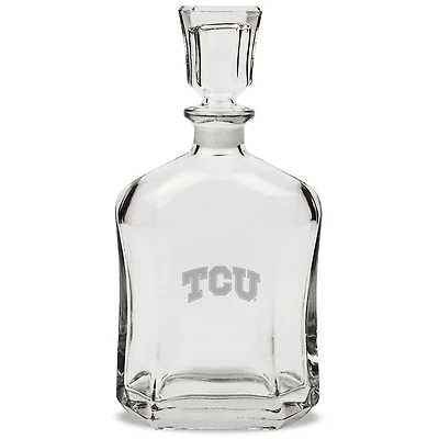 TCU Horned Frogs 23.75oz. Crystal Whiskey Decanter