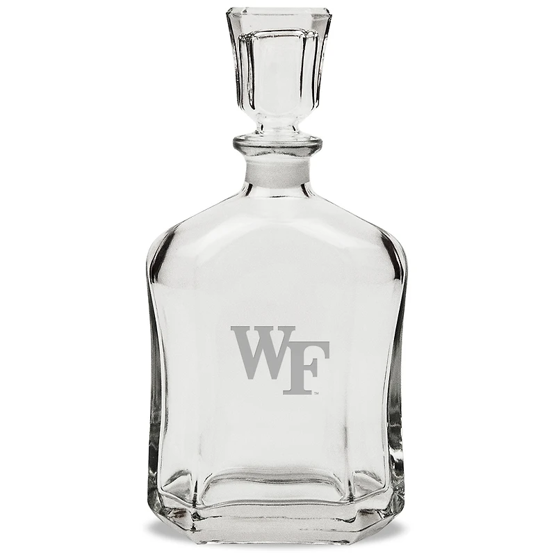 Wake Forest Demon Deacons 23.75oz. Crystal Whiskey Decanter