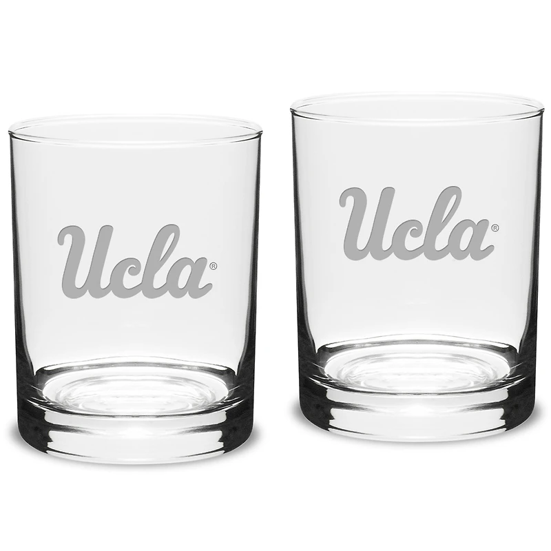 UCLA Bruins 14oz. 2-Piece Classic Double Old-Fashioned Glass Set