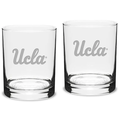 UCLA Bruins 14oz. 2-Piece Classic Double Old-Fashioned Glass Set