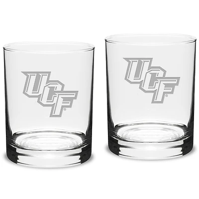 UCF Knights 14oz. 2-Piece Classic Double Old-Fashioned Glass Set