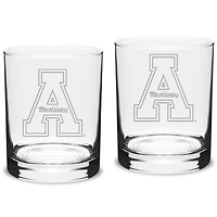 Appalachian State Mountaineers 14oz. 2-Piece Classic Double Old-Fashioned Glass Set