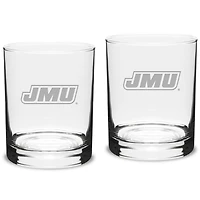 James Madison Dukes 14oz. 2-Piece Classic Double Old-Fashioned Glass Set