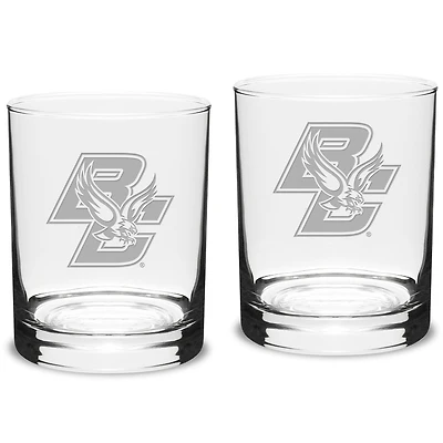 Boston College Eagles 14oz. 2-Piece Classic Double Old-Fashioned Glass Set
