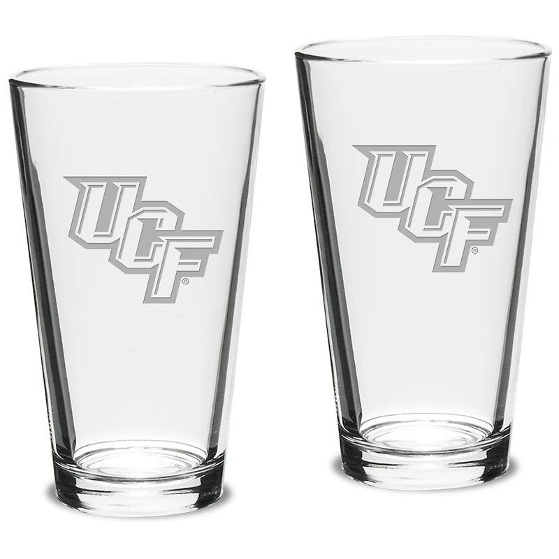 UCF Knights 16oz. 2-Piece Classic Pub Glass Set