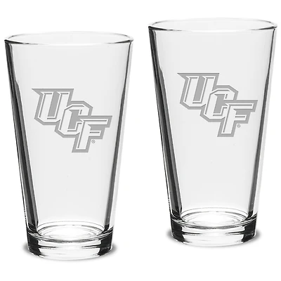 UCF Knights 16oz. 2-Piece Classic Pub Glass Set