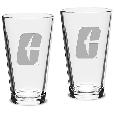 Charlotte 49ers 16oz. 2-Piece Classic Pub Glass Set
