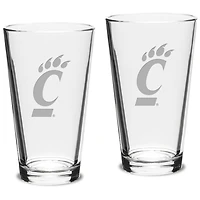 Cincinnati Bearcats 16oz. 2-Piece Classic Pub Glass Set