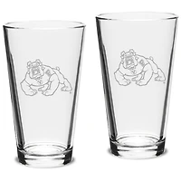 Fresno State Bulldogs 16oz. 2-Piece Classic Pub Glass Set