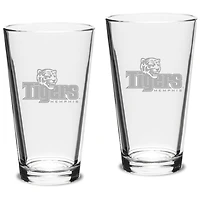 Memphis Tigers 16oz. 2-Piece Classic Pub Glass Set