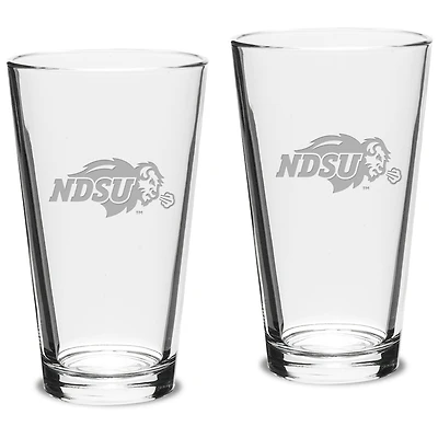 NDSU Bison 16oz. 2-Piece Classic Pub Glass Set