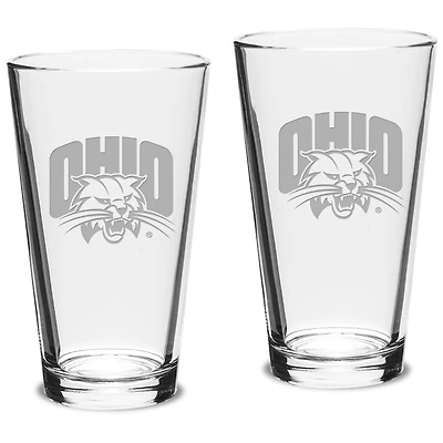 Ohio Bobcats 16oz. 2-Piece Classic Pub Glass Set