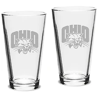 Ohio Bobcats 16oz. 2-Piece Classic Pub Glass Set