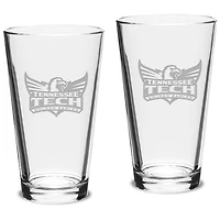 Tennessee Tech Golden Eagles 16oz. 2-Piece Classic Pub Glass Set