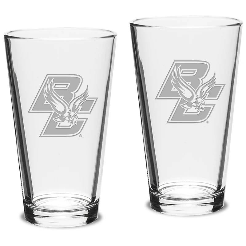 Boston College Eagles 16oz. 2-Piece Classic Pub Glass Set