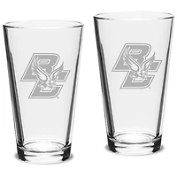Boston College Eagles 16oz. 2-Piece Classic Pub Glass Set