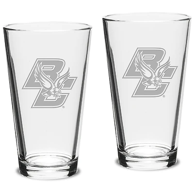Boston College Eagles 16oz. 2-Piece Classic Pub Glass Set