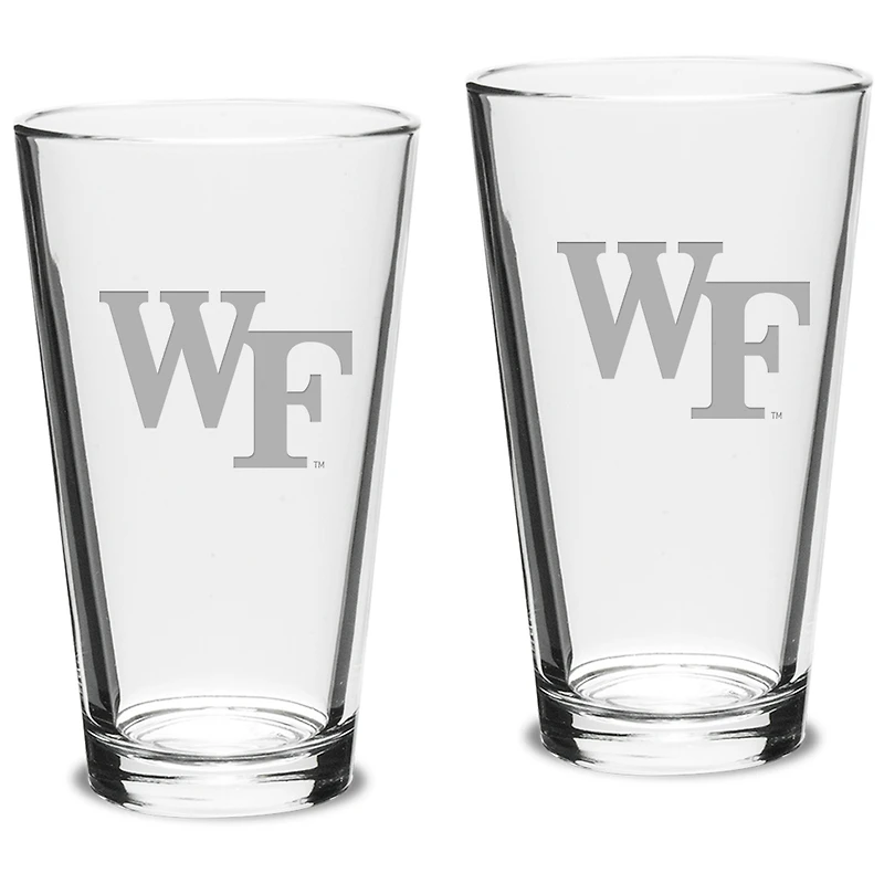 Wake Forest Demon Deacons 16oz. 2-Piece Classic Pub Glass Set
