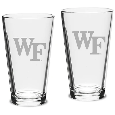 Wake Forest Demon Deacons 16oz. 2-Piece Classic Pub Glass Set