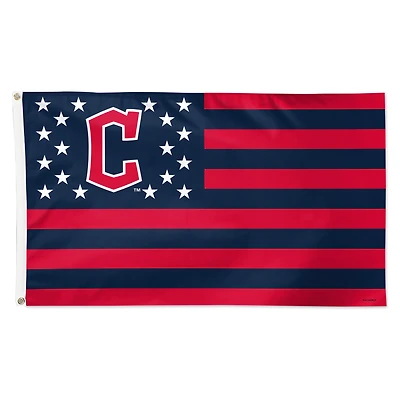 WinCraft Cleveland Guardians 3' x 5' Americana Deluxe Single-Sided Flag