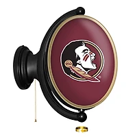 Florida State Seminoles Mascot 21'' x 23'' Rotating Lighted Wall Sign