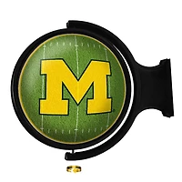 Michigan Wolverines Football 21'' x 23'' Rotating Lighted Wall Sign