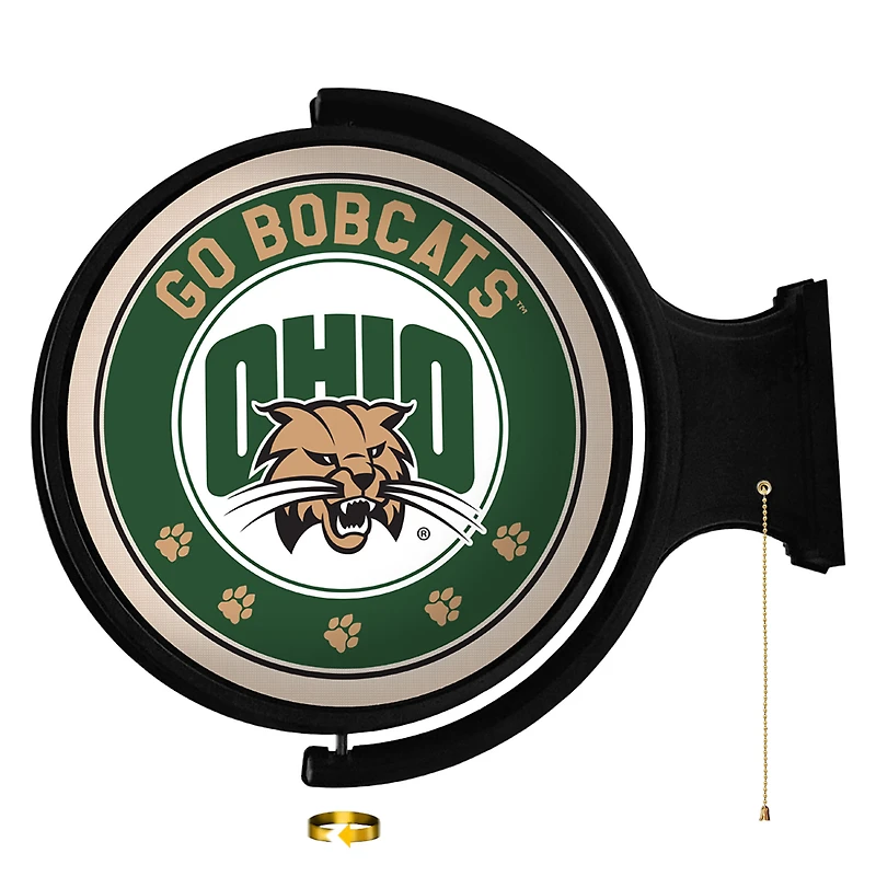 Ohio Bobcats 21'' x 23'' Rotating Lighted Wall Sign